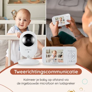 Numsy Babyfoon met Camera - Uitbreidbare Baby Monitor