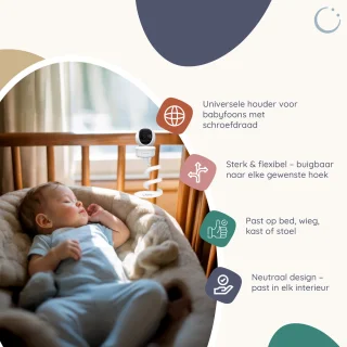 Numsy Babyfoonhouder Flexibele Standaard