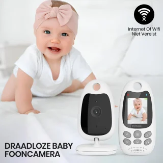 Oemmie Babyfoon met Camera Wit