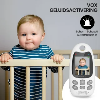 Oemmie Babyfoon met Camera Wit