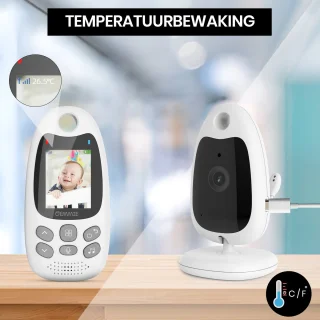 Oemmie Babyfoon met Camera Wit
