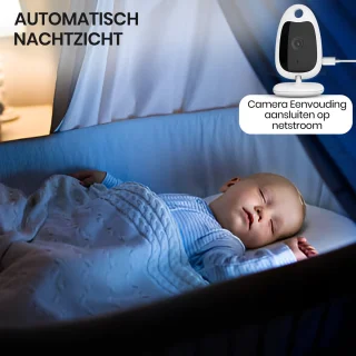 Oemmie Babyfoon met Camera Wit
