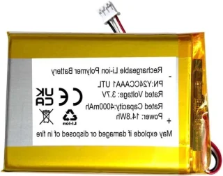 Oplaadbare reserveaccu voor babyfoon 4000 mAh zwart