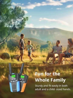 Oplaadbare Walkie Talkie voor kinderen 3-12 jaar