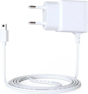 Oplader en stroomadapter voor babyfoon - wit
