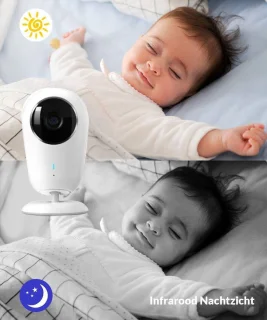 Orretti V10 Babyfoon met Camera Wit