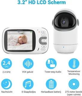 Orretti V11 Babyfoon met camera