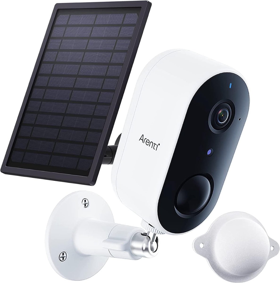 Outdoor Camera Solar Draadloze Beveiligingscamera Wit
