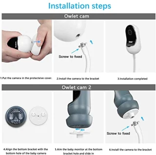 Owlet Babymonitorhouder voor Cam 2 en Smart Baby Monitor