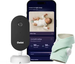Owlet Dream Duo – Dream Sight camera & Dream Sock babymonitor