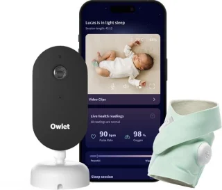 Owlet Dream Duo – Dream Sight camera & Dream Sock babymonitor