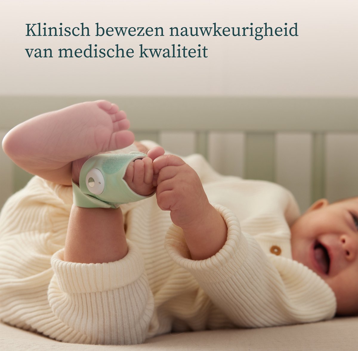 Owlet Dream Sock Babyfoon Munt