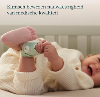 Owlet Dream Sock Babyfoon Roze