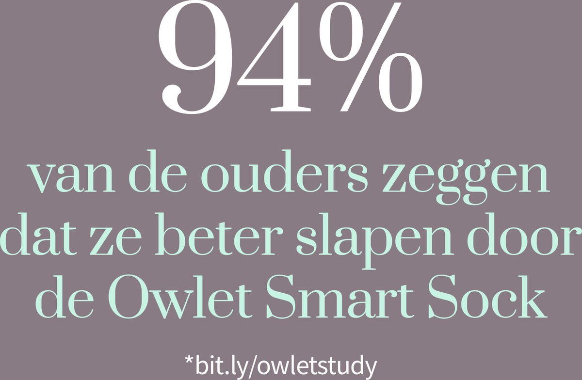Owlet Smart Sock 3 Babymonitor Muntgroen