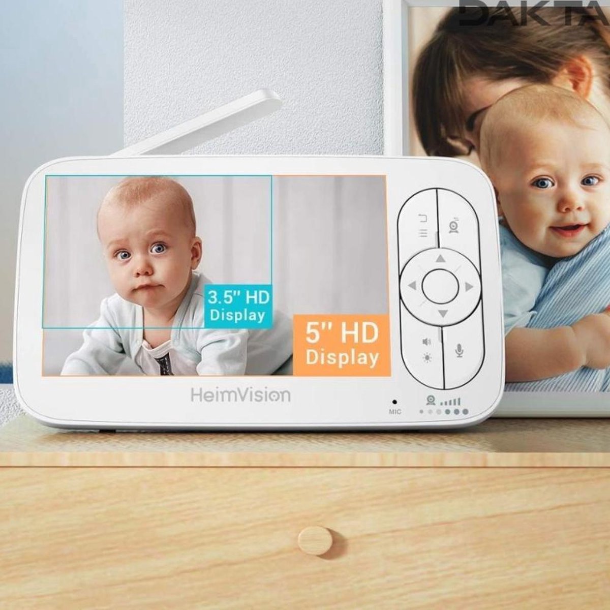 OxyFlowzy Babyfoon Camera met Display en Monitor