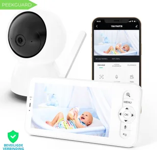 PEEKGUARD© Babyfoon Full HD WiFi Monitor