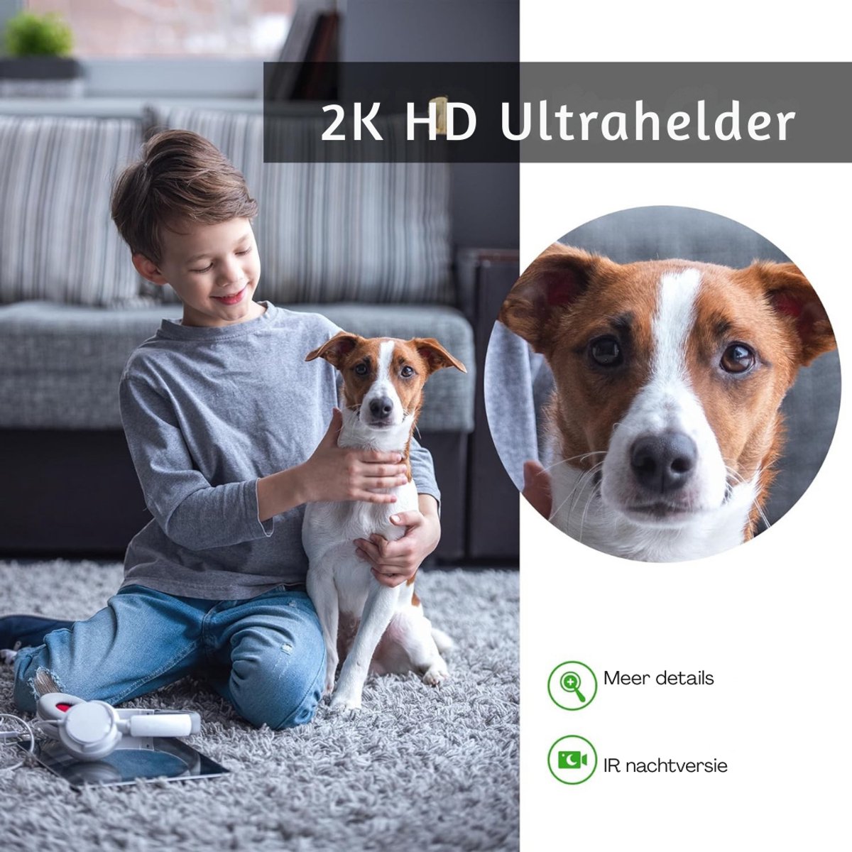 Petcam Huisdiercamera en Babyfoon Met App