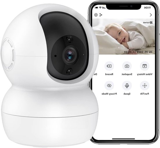 Petcam Huisdiercamera en Babyfoon Met App