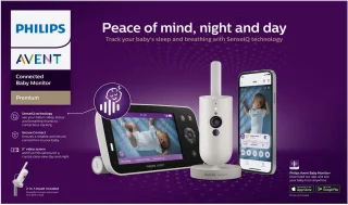 Philips Avent Babyfoon Premium Connected SCD971/26 Silk White