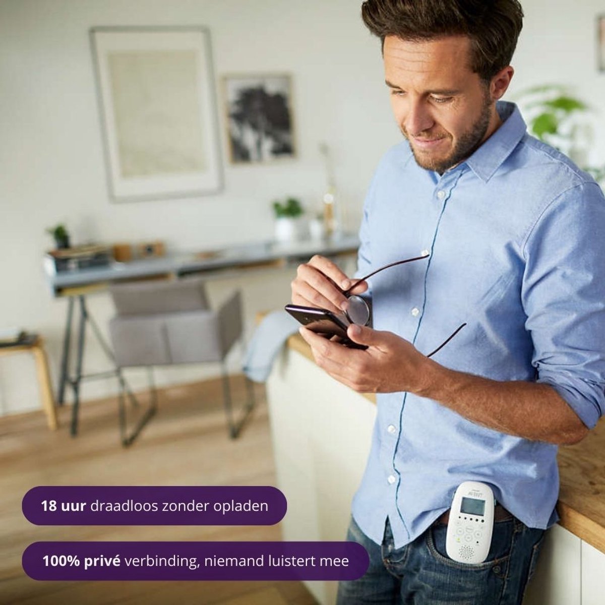 Philips Avent Babyfoon SCD731