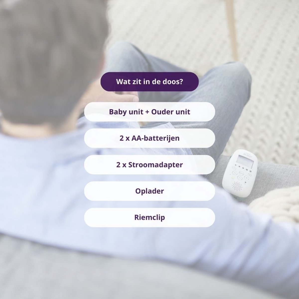 Philips Avent Babyfoon SCD731