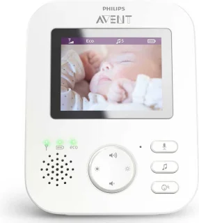 Philips Avent SCD835/26 beeldbabyfoon wit lichtblauw