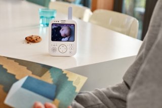Philips Avent SCD843/26 beeldbabyfoon wit lichtgrijs