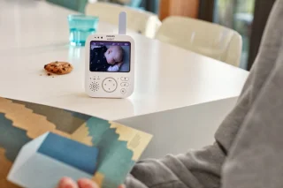 Philips Avent SCD843/26 beeldbabyfoon wit lichtgrijs