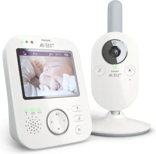 Philips Avent SCD843/26 beeldbabyfoon wit lichtgrijs