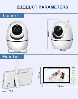 PolderGoods Babyfoon 5-inch Video