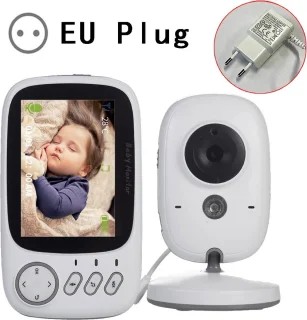 Premium Babyfoon met Camera 3.2 Inch LCD scherm Wit