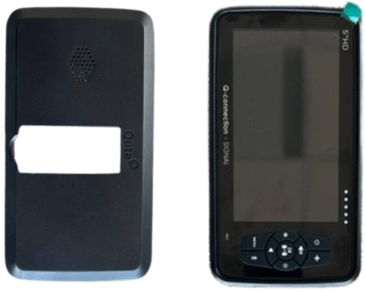 Qute Q-connection SIGNAL Babyphone Cover Zwart