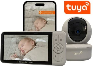 Qute Q-Connection Smart Beeldbabyfoon Zand