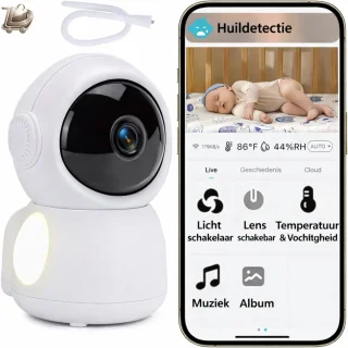 De Real 2K Babycamera Babyfoon in één oogopslag