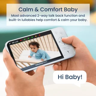 RFWR® 2-camera video-babyfoon 5 inch