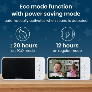 RFWR® 2-camera video-babyfoon 5 inch