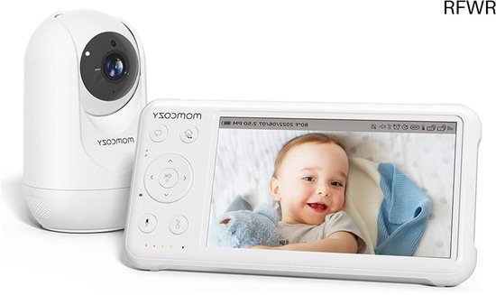 RFWR Babyfoon met 5 inch HD-camera 1080p draadloos