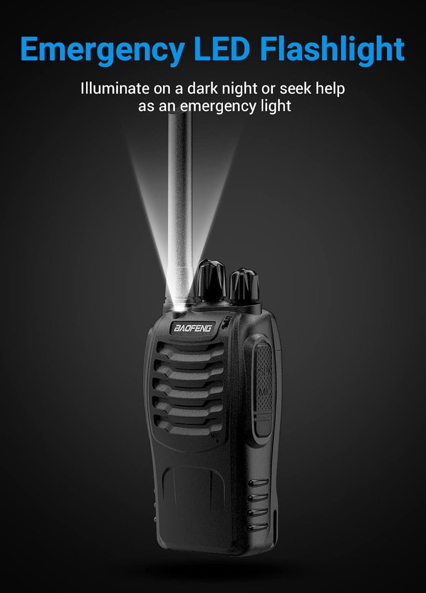 RFWR® Oplaadbare Walkie Talkies Lange Afstand