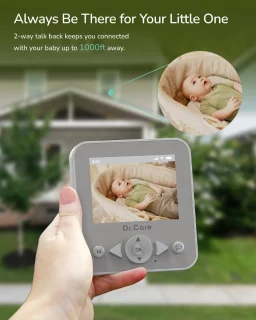 RFWR® Video Babyfoon met Camera 2.8 inch