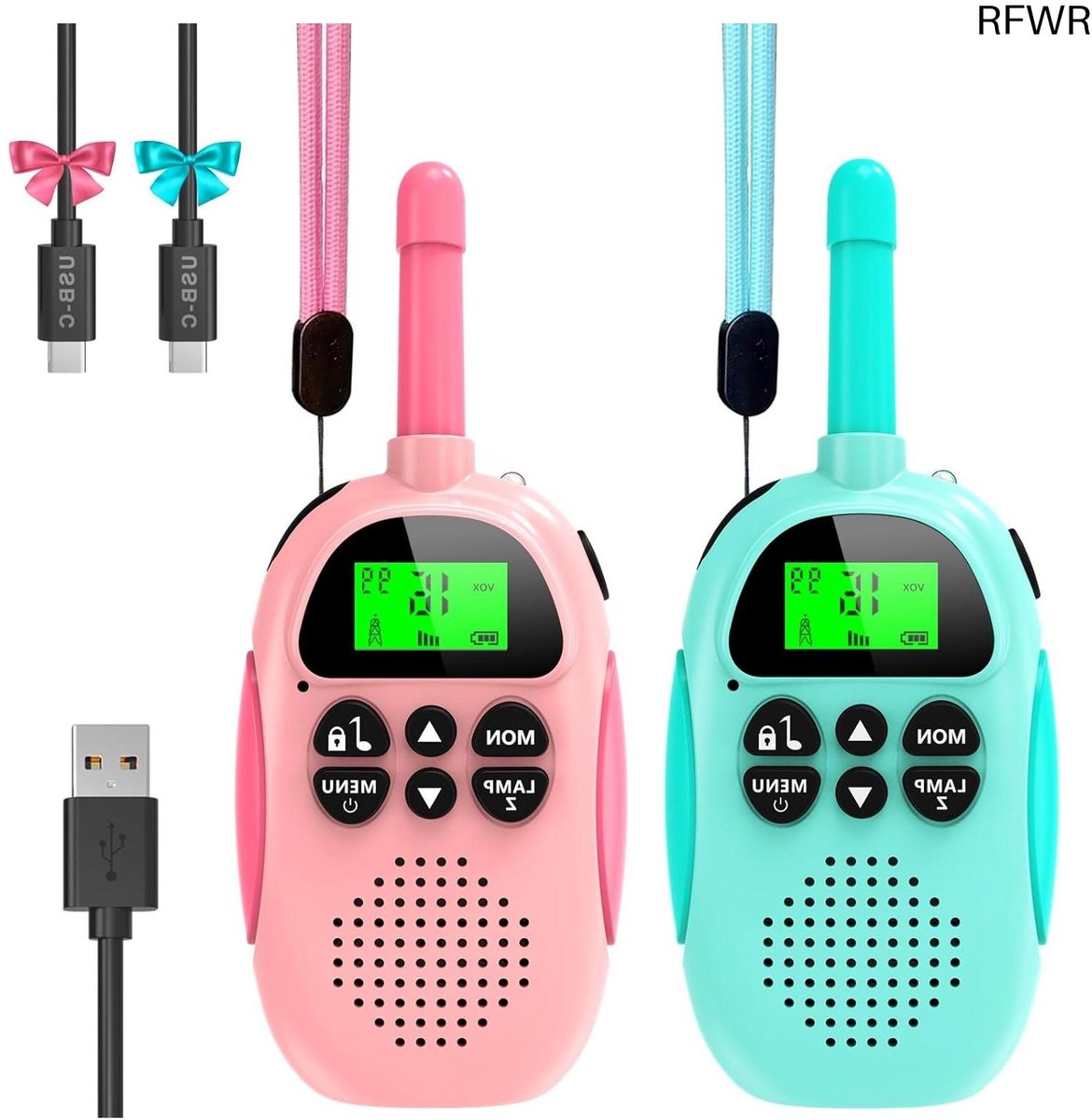 De RFWR Walkietalkie voor Kinderen - Oplaadbaar Speelgoed in één oogopslag