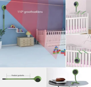 Rudolphy Babyfoon met Camera en Wifi CloudEdge