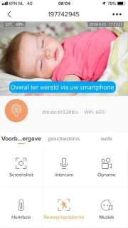 Rudolphy Babyfoon met Camera en Wifi CloudEdge