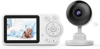 Rustive Babyfoon met 2,8 Inch LCD-scherm en Beveiligingscamera