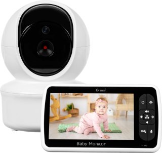 Saaf Babyfoon met Camera en 5" Monitor Wit