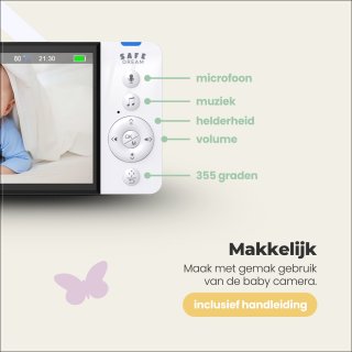Wat vinden we goed aan de SafeDream Babyfoon 355