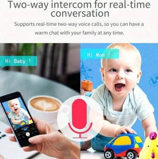 S&E WiFi Beveiligingscamera Babyfoon HD IP Camera