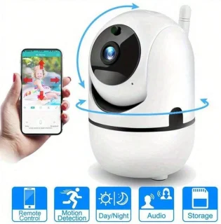 S&E WiFi Beveiligingscamera Babyfoon HD IP Camera