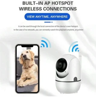 S&E WiFi Beveiligingscamera Babyfoon HD IP Camera