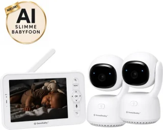 Sensibaby babyfoon met 2 camera's en 5 inch monitor