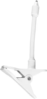 ServiceTopper monitorhouder met flexibele clip, 1/4 inch schroef en camerastandaard voor kinderbed